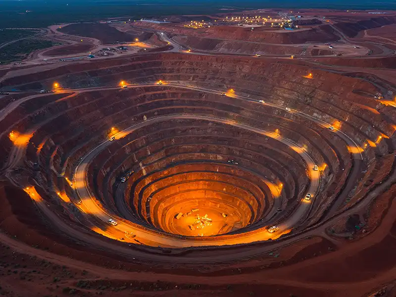 Visual representation for Open-Pit Mining